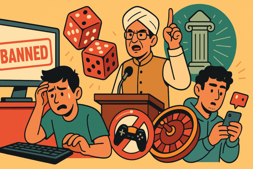 Ban on Online Money Gaming