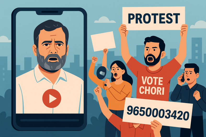 Vote Chori campaign - Rahul Gandhi