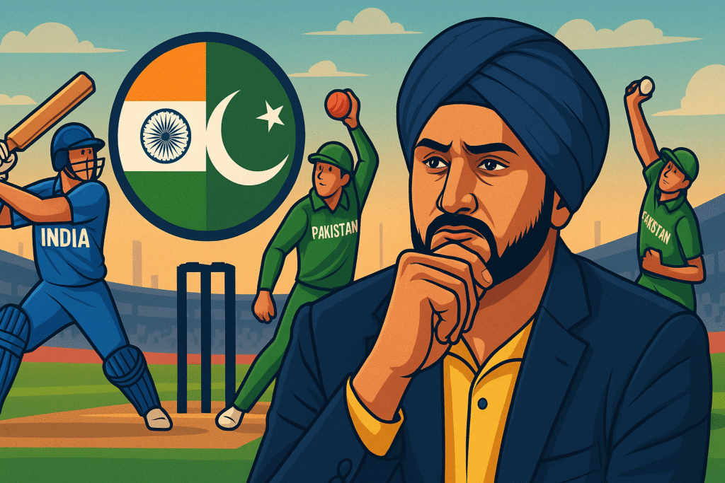 Harbhajan Singh - No Cricket for India - Pakistan