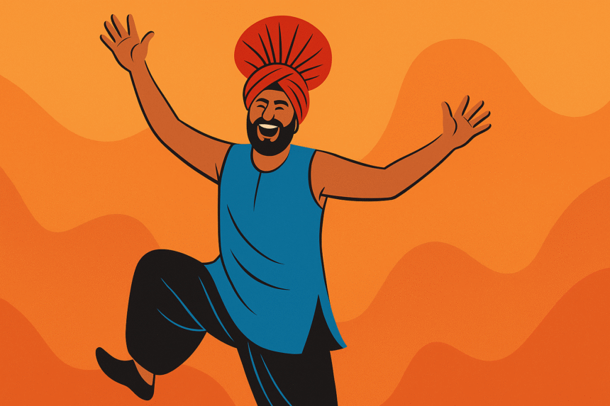 Jaideep Ahlawat does bhangra