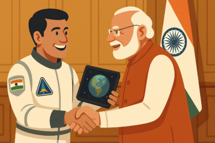 Shubhanshu Shukla Meets PM Modi