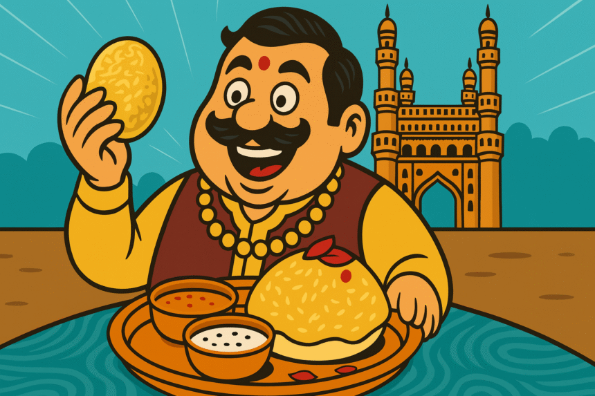 Golden Idli in Hyderabad