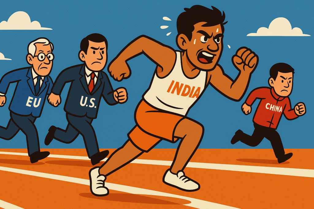 India Zooms Ahead