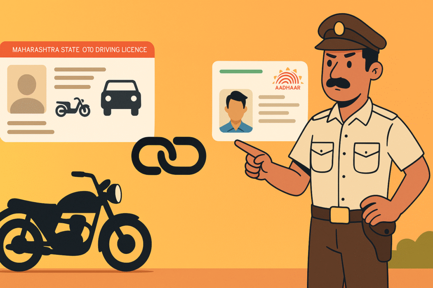 Link Driving License with Aadhaar