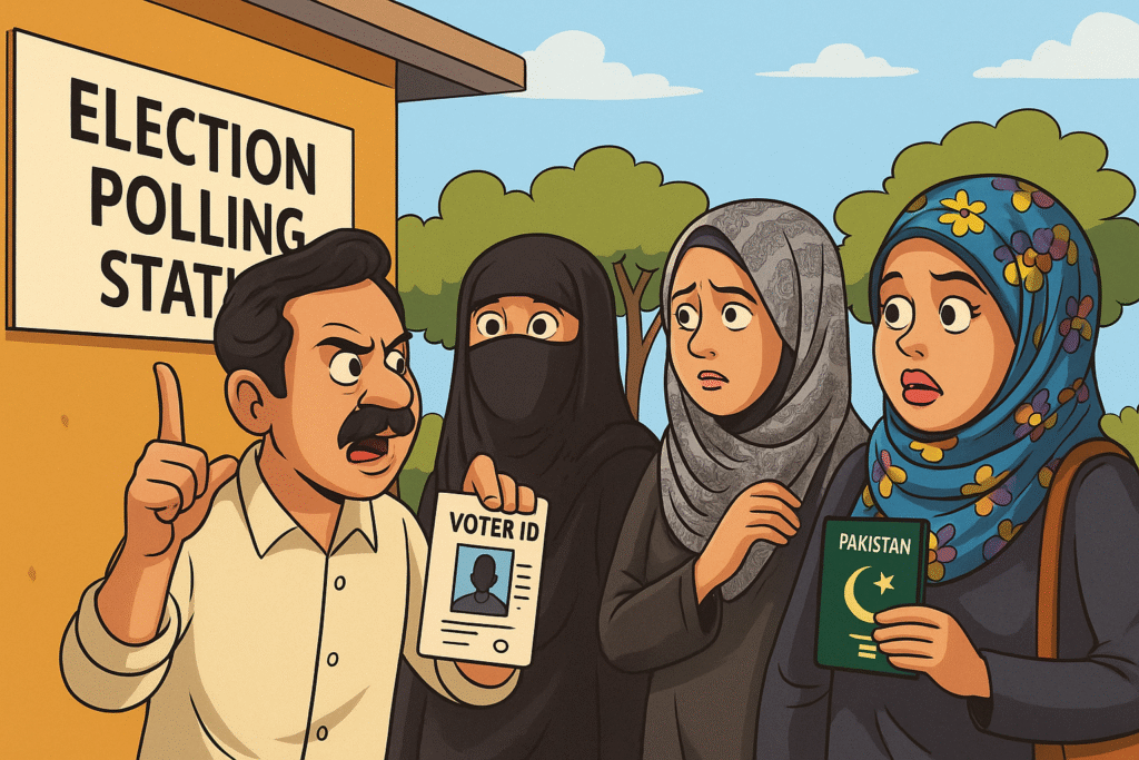 Pakistani Women Turn Bihar Voters