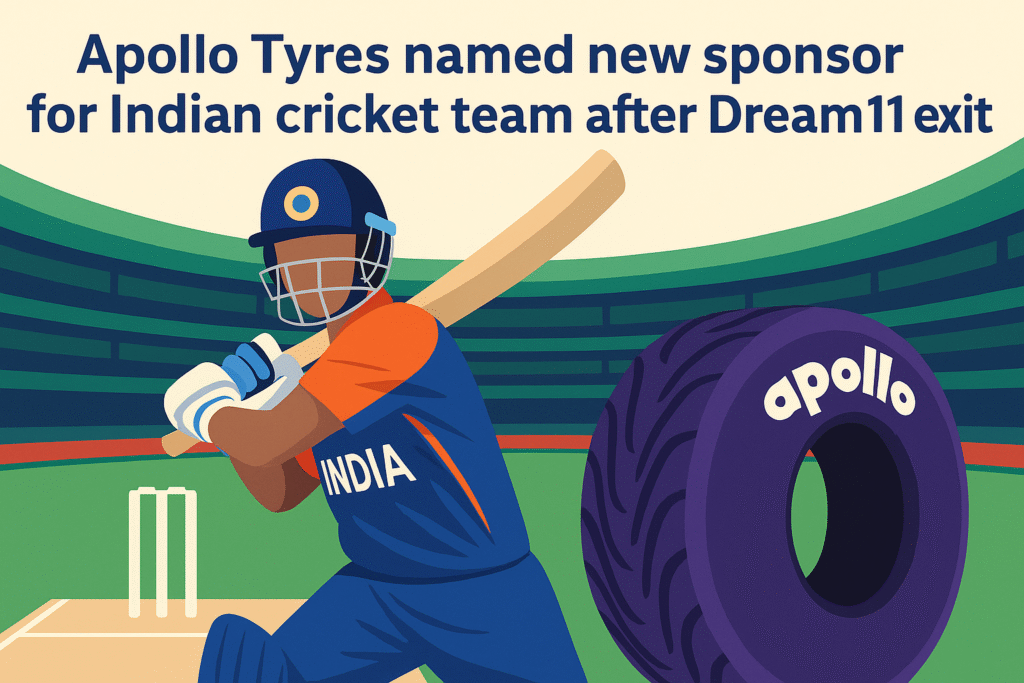 Apollo Tyres replaces Dream11 as Team India’s new jersey sponsor