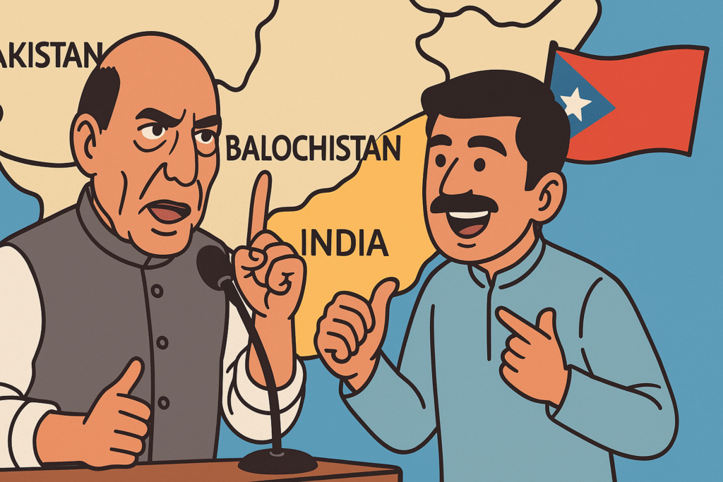 Balochistan Backs Rajnath Singh