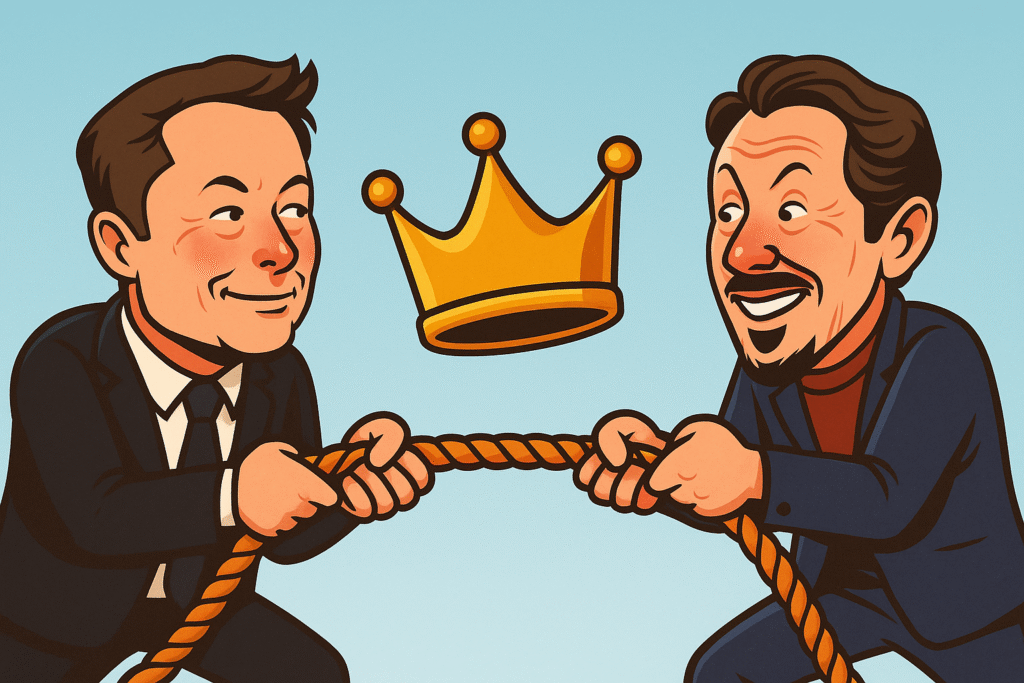 Elon Musk vs Larry Ellison