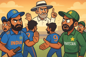 Handshake Row Rocks Asia Cup 2025