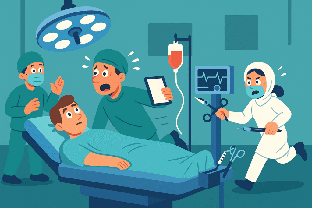 Pakistani Doctor’s Affair Mid-Surgery