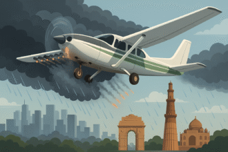 Cloud Seeding in Delhi