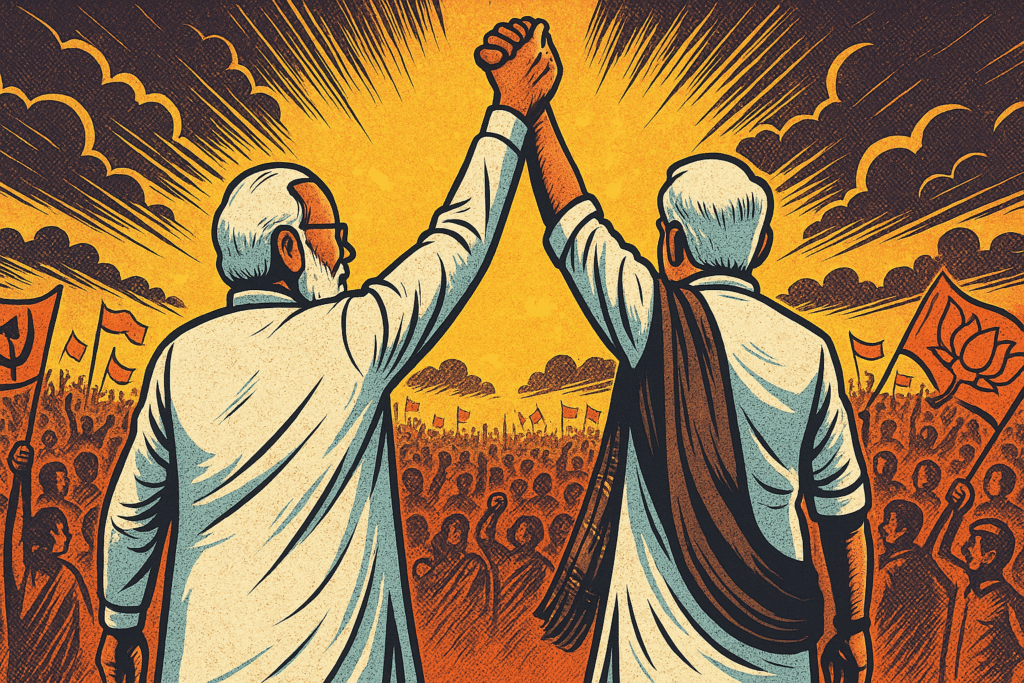 Modi–Nitish Combo Goes Viral