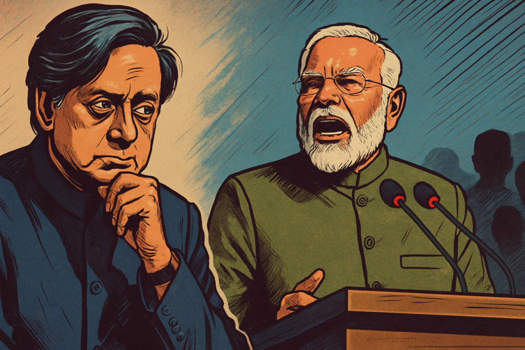 Shashi Tharoor Praises PM Again