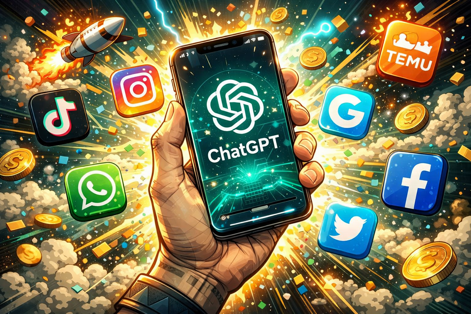 ChatGPT Becomes World’s Most Downloaded App
