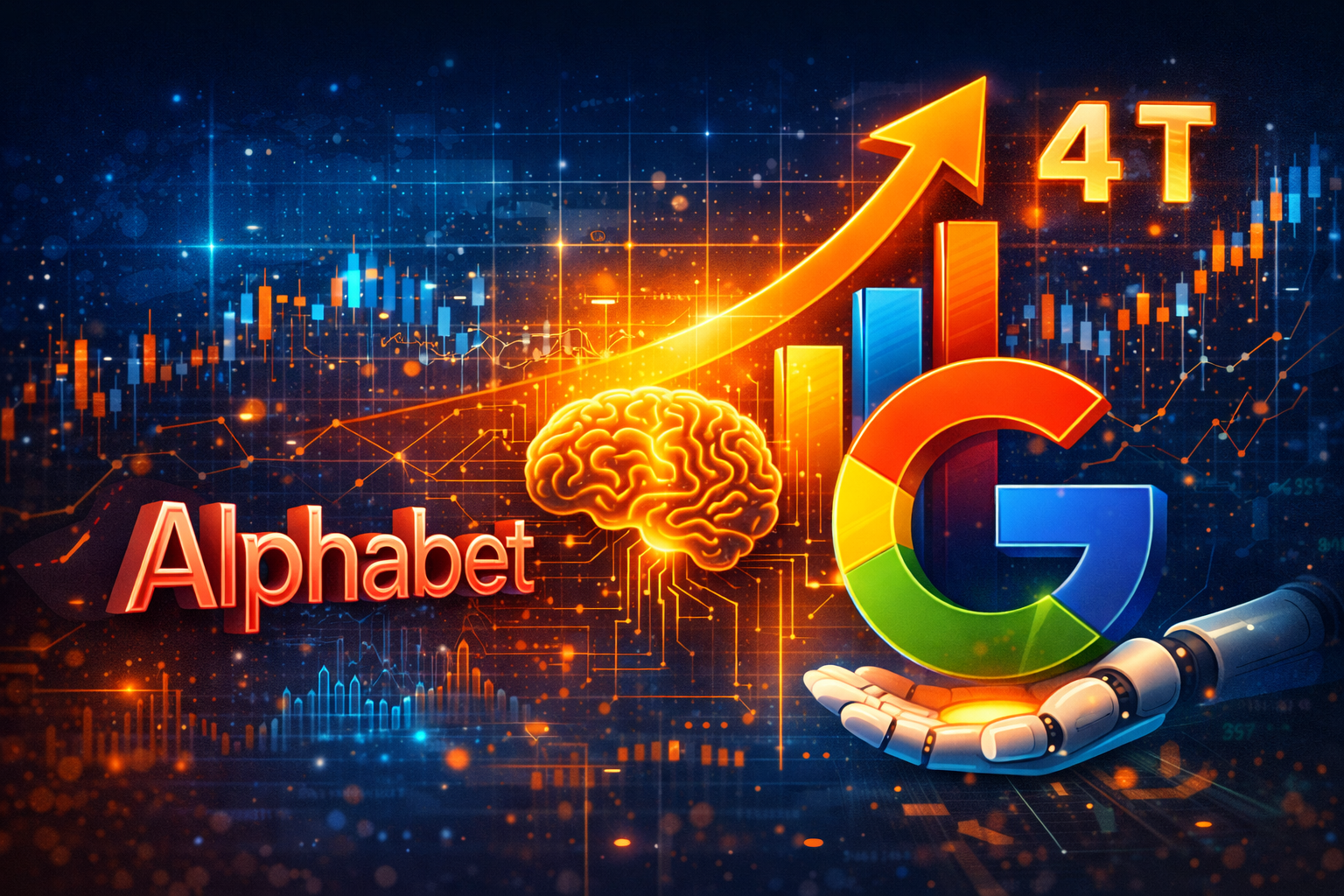 Alphabet Hits $4T Valuation on AI Boom